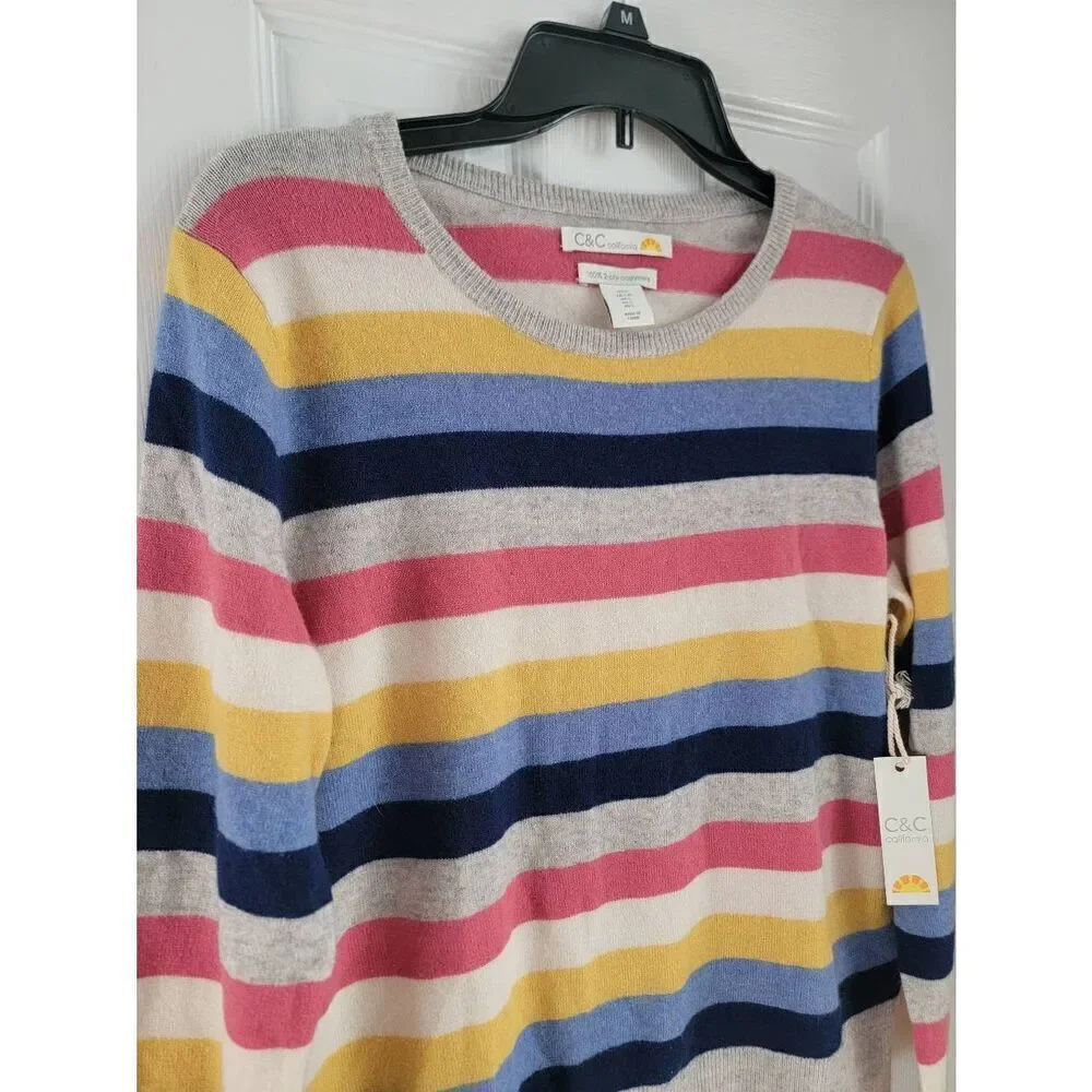 C&C California Cashmere Sweater L NWT